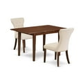 thumbnail image 2 of East West Furniture Dining Room Set Mahogany, PSGA3-MAH-32, 2 of 6