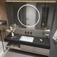 thumbnail image 5 of Bathroom Cabinet Smart Mirror Cabinet Slate Ceramic Integrated Washbasin Bathroom Vanity Cabinet with Sink Bathroom Furniture My Lux Decor Round, 5 of 13