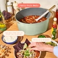 thumbnail image 4 of Beautiful 10-in-1, 8 Qt Multi-Cooker with Bamboo Steamer Insert by Drew Barrymore, Sage Green, 4 of 16