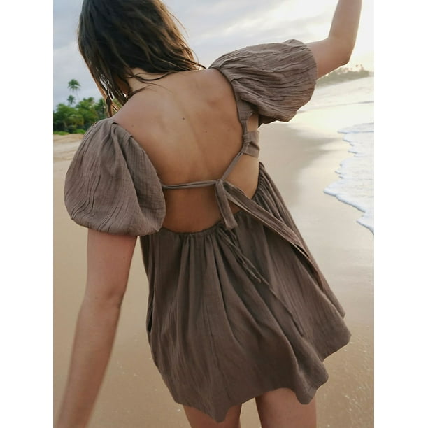 Niusricy Women's Summer Babydoll Short Dresses Ladies Solid Color Princess Dress Short Puff Sleeve A-line Dress Square Neck Mini Dress Low-cut Swing DCocktail Streetwear for Beach Party Club - Walmart Business Supplies Niusricy Women's Summer Babydoll Short Dresses Ladies Solid Color Princess Dress Short Puff Sleeve A-line Dress Square Neck Mini Dress Low-cut Swing DCocktail Streetwear for Beach Party Club - Walmart Business Supplies