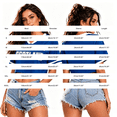 thumbnail image 4 of Soccer Jersey for Women Y2K Short Sleeve Mesh Crop Tops Baggy Streetwear Summer Shirt Personlized Fans Apparel,Sky Blue,3XL, 4 of 6