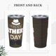 thumbnail image 4 of Taza de café de acero inoxidable con aislamiento de 20 oz y pajita, juego de tres piezas con pajita y taza térmica portátil, el mejor papá del mundo, feliz día del padre, 4 of 7