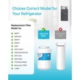 thumbnail image 2 of 6 Pack AQUACREST MWF Replacement for GE® MWF, Kenmore 46-9991 Refrigerator Water Filter, 2 of 9