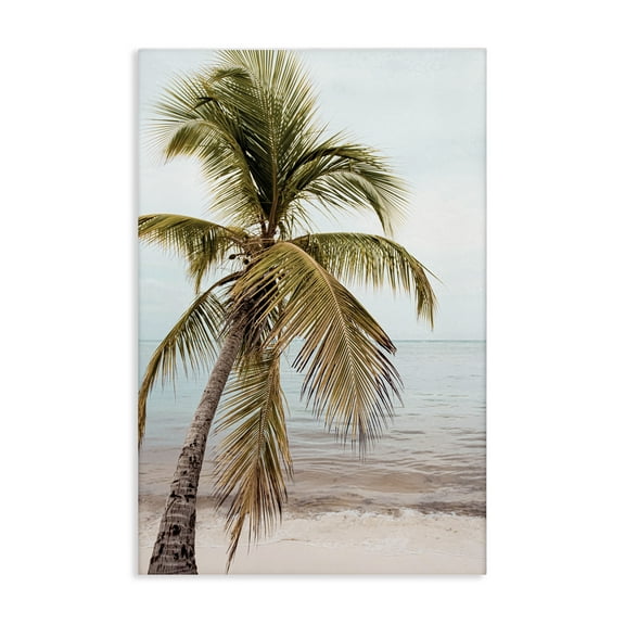 Stupell Industries California Summer Palm Nautical & Beach Photography Wrapped Canvas Art Print Wall Art, 16 x 24