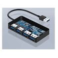 thumbnail image 2 of Conector Múltiple Belug Usb 3.0 De 4 Puertos negro, 2 of 4
