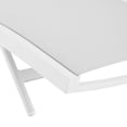 thumbnail image 5 of Modway Glimpse Modern Aluminum Patio Chaise Lounge Chair in White (Set of 4), 5 of 5