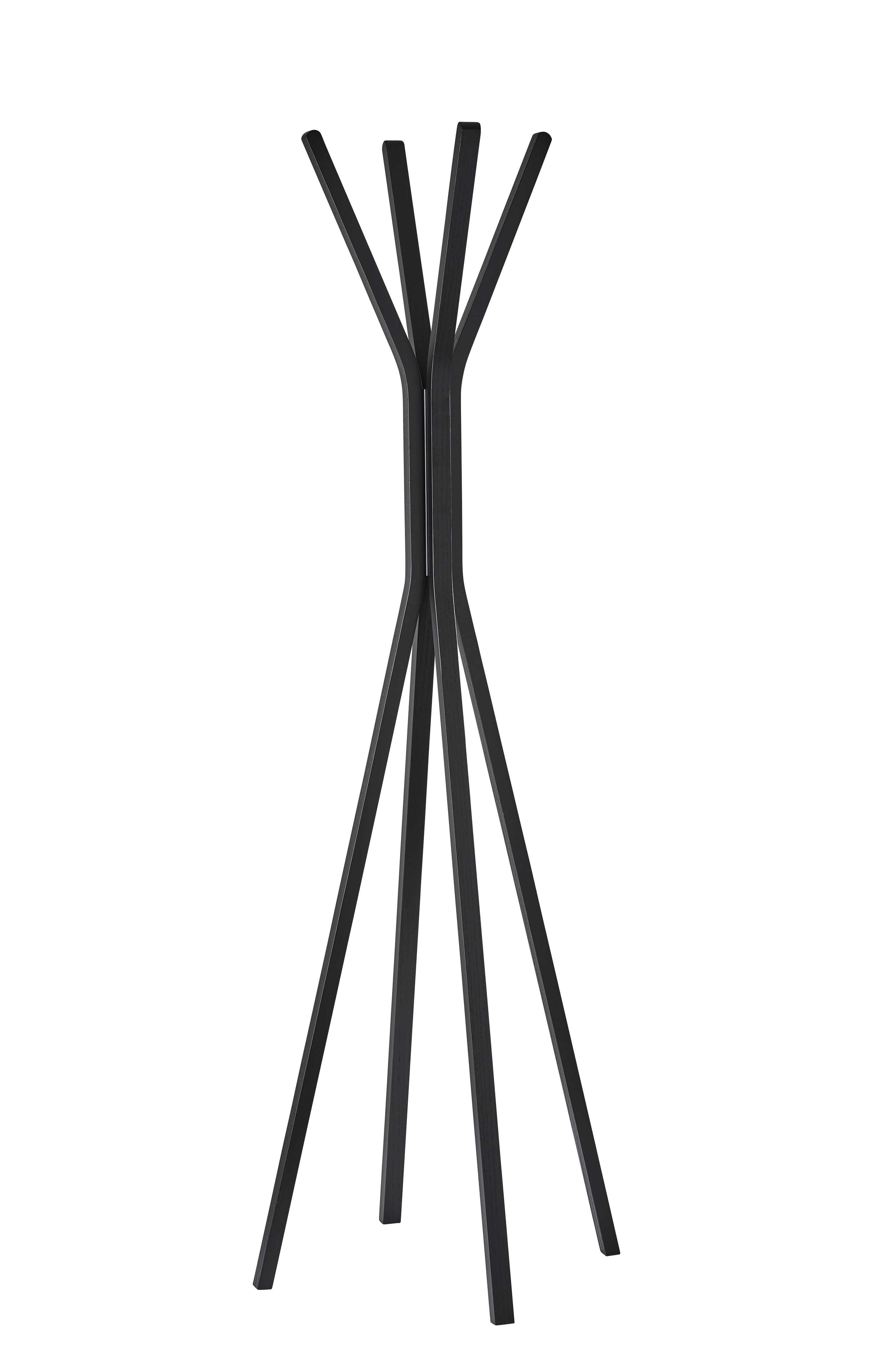 Adesso Toby Coat Rack, Black