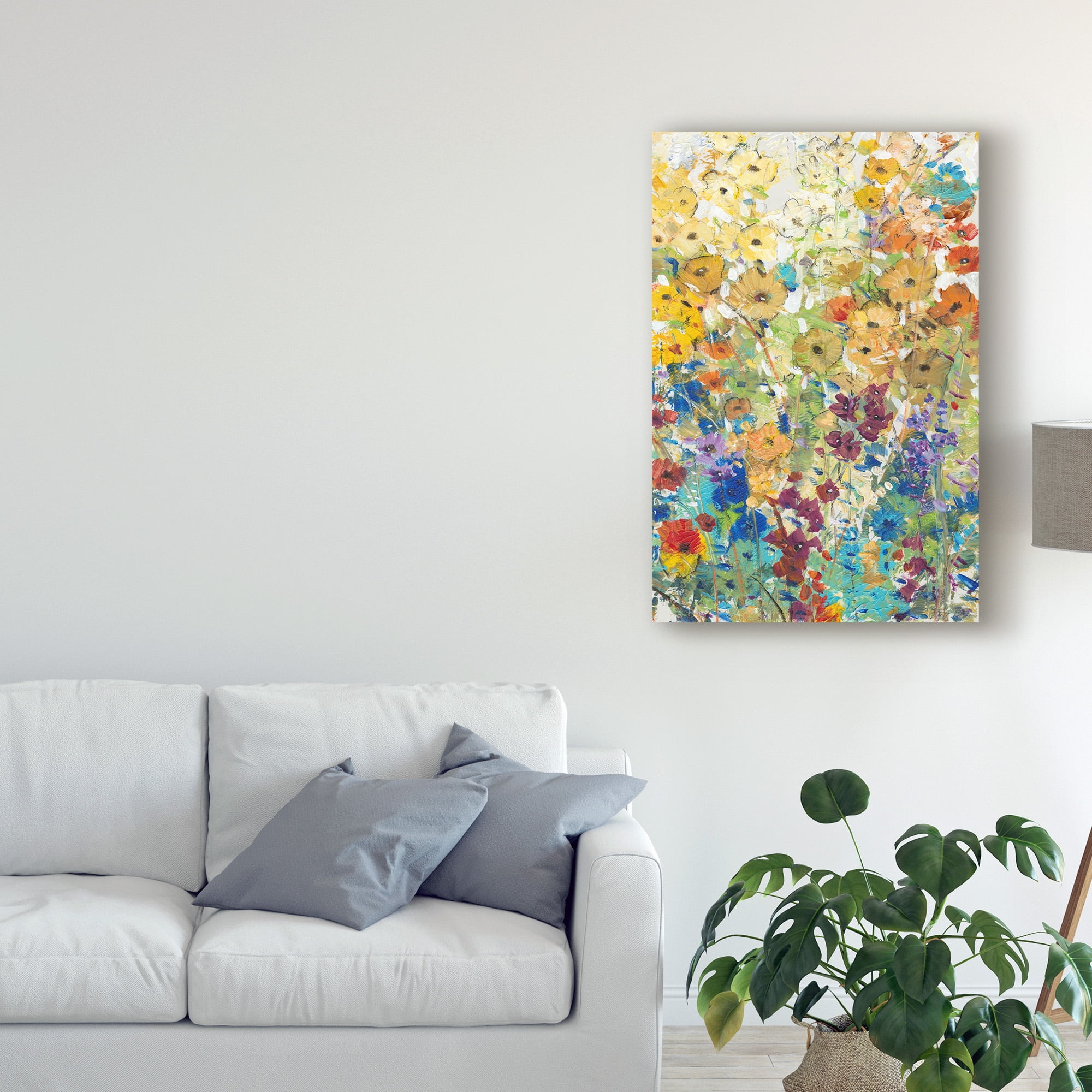 Trademark Fine Art 'Meadow Floral I' Canvas Art by Tim OToole