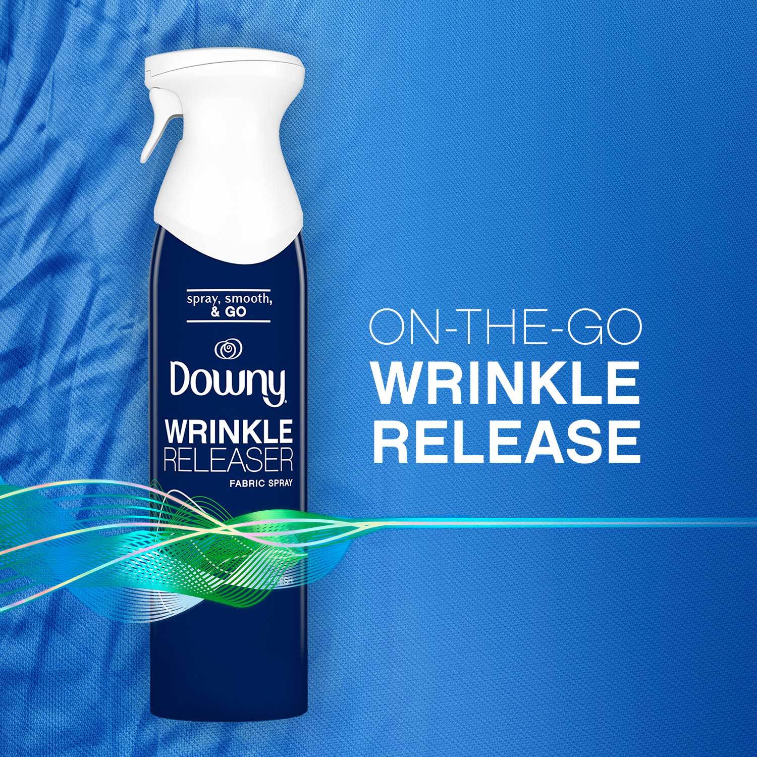 Downy WrinkleGuard Wrinkle Releaser Fabric Spray, Fresh, 2 Ct