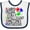 White and Navy, variant on Inktastic Autism Awareness Acronym Boys or Girls Baby Bib