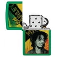 thumbnail image 4 of Zippo Bob Marley Grass Green Design Grass Green Matte Pocket Lighter, 4 of 8