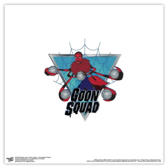 Gallery Pops Space Jam: A New Legacy - Goon Squad Graphic Wall Art, Unframed Version, 12" x 12"