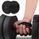 thumbnail image 2 of Empuñaduras de levantamiento para almohadillas de agarre de levantamiento de pesas, guantes de entrenamiento antideslizantes Unisex transpirables, 2 of 9