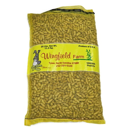 Farms Peanut - Wingfield Farm Virginia In-Shell Peanuts, 25 Pound Bag