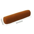 thumbnail image 3 of Round Leg Pillow for Side Sleepers | Ergonomic Knee Support Cushion for Sofa & Bed | Removable Washable Velvet Cover | 23.6x5.9 Inches, 3 of 6
