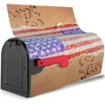 thumbnail image 3 of Beach and American Flag Waterproof Mail Cover Magnetic Mailbox Wraps Post Letter Box Cover for Garden Home Decor 25.5x21 in, 3 of 6