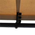 thumbnail image 4 of ALEKO Retractable Home Patio 10x8 feet Canopy Awning Black Frame, Beige Color, 4 of 10