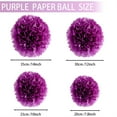 thumbnail image 4 of destyer Boule de Fleurs en Papier Prune 7401, 4 of 9