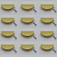 thumbnail image 1 of Tiradores de gabinete de media luna, tiradores de gabinete, semicírculo de tiradores de cajón, con tornillos, aluminio espacial, oro metálico brillante, tirador de borde de dedo de 64 mm, 4, 1 of 4