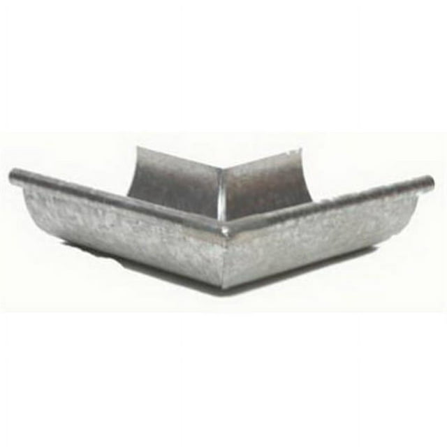 Amerimax Home Products LOS265 Gouttière Extérieure Galvanisée 5 Po. Demi-Ronde