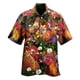 thumbnail image 3 of Camisa de pollo divertida con estampado 3D para hombre, camisa de manga corta con solapa, cómoda, informal, para fiesta en la playa, ropa de calle, camisas de talla grande para hombre, 3 of 5