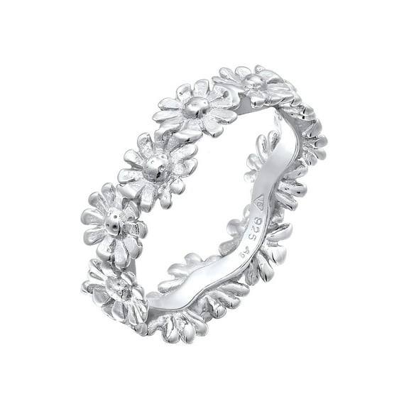 Elli by Julie & Grace Band Ring Flower Hippie 925 silver