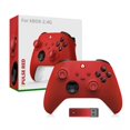 thumbnail image 1 of Dsseng Manette de Jeu Sans Fil pour Console Xbox One Series X/S, Joysticks avec Récepteur Adaptateur 2,4G pour PC Windows, Manette Camouflage Rouge, 1 of 8
