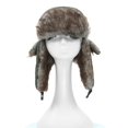 thumbnail image 1 of Gorro De Trampero Ruso Unisex De Invierno Cálido Con Orejeras, Gorro De Bombardero Con Forro De Piel Sintética, Gorro De Esquí Para Hombres Y Mujeres, Actividades Al Aire Libre,, 1 of 7