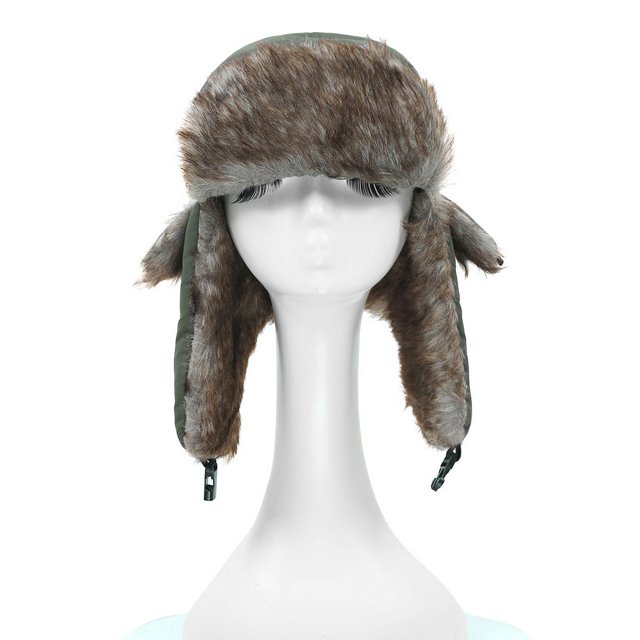 Gorro De Trampero Ruso Unisex De Invierno Cálido Con Orejeras, Gorro De Bombardero Con Forro De Piel Sintética, Gorro De Esquí Para Hombres Y Mujeres, Actividades Al Aire Libre,