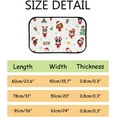 thumbnail image 7 of GZHJMY Bathroom Rugs Mats Non-Slip, Soft Microfiber Absorbent Bath Mats for Shower Bathtubs, Dog Portraits in Santa Hat Indoor Entrance Door Mats Bedroom Laundry 31”x20” Carpet Runner, 7 of 7