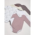 thumbnail image 5 of Yoga Sprout Baby Boy Cotton Long-Sleeve Bodysuits 5pk, Mountains, 18-24 Months, 5 of 5