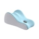thumbnail image 4 of Almohada de cuña de espuma viscoelástica para cama, moderna y cómoda, para tumbarse boca abajo. gris claro, 4 of 9
