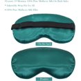 thumbnail image 2 of ORUYROP Eye Sleep Mask, Sleeping Eye Mask Silk Cover Blinder Blindfold Soft Adjustable Strap For Travel Sleeping Work Naps Meditation, 2 of 7