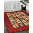 thumbnail image 2 of Ahgly Company Indoor Rectangle Abstract Red Abstract Area Rugs, 2' x 5', 2 of 6