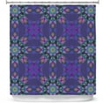 thumbnail image 1 of Shower Curtains 70" x 93" from DiaNoche Designs by Pam Amos - Floral Quilt Violet, 1 of 1