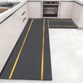 thumbnail image 5 of Alfombrilla de cocina moderna y sencilla con diseño de viento, resistente al agua y al aceite, para la entrada de la puerta, alfombrilla absorbente antideslizante y resistente a la suciedad, 5 of 5