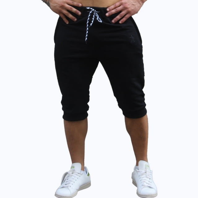 Pantalones cortos deportivos para gimnasio, franela nacional, 100% algodón, talla 34