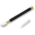 thumbnail image 4 of 1 Set Glass Cutter, Alloy Incisive Professional Glass Cutting Tool with 3 Cutter Heads Marking Pen, 4 of 5