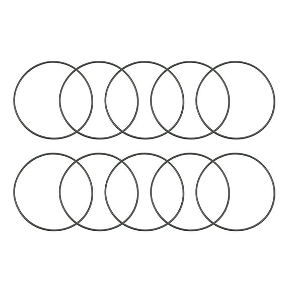 O-Rings Nitrile Rubber 60mm Inner Diameter 63mm OD 1.5mm Width Round Seal Gasket 10Pcs