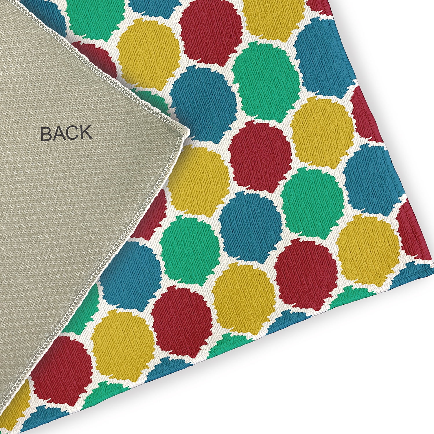Simply Daisy 5' x 7' Sporty Red Geometric Indoor/outdoor Rug
