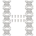 thumbnail image 2 of Miangastore Fixing Brackets Silver 10Pack 1.4X0.8X0.75In, 2 of 9