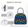 thumbnail image 4 of Easygdp Abstract Bright Pineapple Fruit Retro Bolsa de Almuerzo Insulada Grande, Forro de Aluminio, Diseño Espacioso, a Prueba de Fugas, Ideal para Trabajo, Picnics, Viajes y Actividades al Aire Libre, 4 of 6