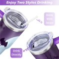 thumbnail image 5 of Halloween Ghost Insulated Tumblers Happy Halloween Tumbler Cup with Straw,Thermal with Lids for Hot and Cold Drinks for Outdoor Sports Wedding 40 oz Spooky Cup, 5 of 7
