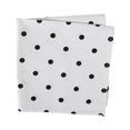 thumbnail image 5 of DII 18x18" Printed Polka Dot Cotton Napkin, Pack of 4, Perfect for Dining Room, Holiday Parties, and Everyday Use - White Base Black Dots, 5 of 10