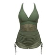 thumbnail image 5 of Ashirexll One Piece Swimsuit Women Swim Dress Mesh Sheer Sarong Wraps Bathing Suit Swimsuit, 5 of 5