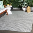 thumbnail image 2 of SAFAVIEH Terrace Wight Geometric Indoor/Outdoor Area Rug, Ivory/Grey, 4' x 6', 2 of 11