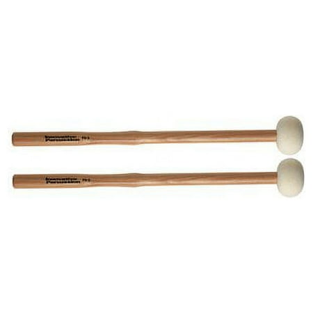 Innovative Percussion FB3 Hard Marching Bass Drum Mallets w/ Heartwood Hickory Shafts