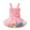 dress 160#Pink, variant on WAYUTE Girls Dress Baby Toddler Mesh Elastic Waisted Sleeveless Rainbow Tutu Princess Skirt Dress Casual Dailywear