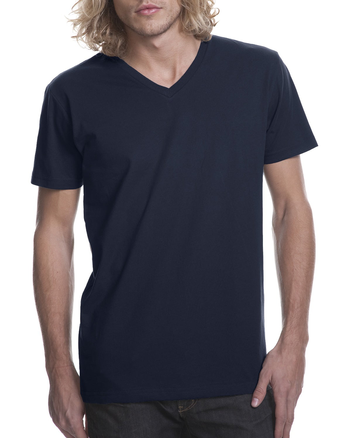 Next Level 100% Combed Cotton Tee Mens Short Sleeve T-Shirt Strong Faded