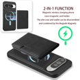 thumbnail image 3 of ELEHOLD For Google Pixel 9 / 9 Pro Case, PU Leather 2-in-1 Magnetic Detachable Leather Credit Card Slot Shockproof Wallet Case Cover For Google Pixel 9 / 9 Pro ,Black, 3 of 8